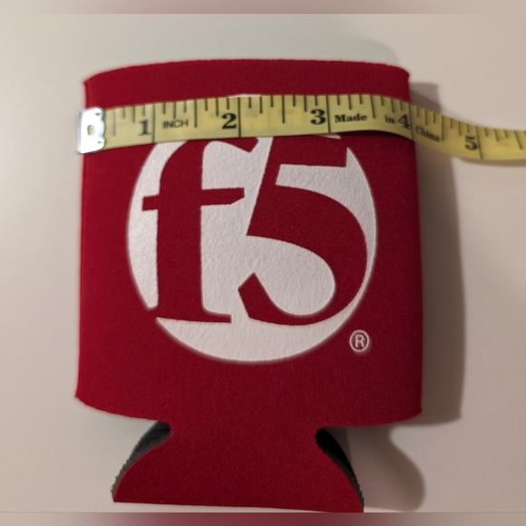 f5 flat red can Koozie/cooler can holder technology company - Picture 5 of 6